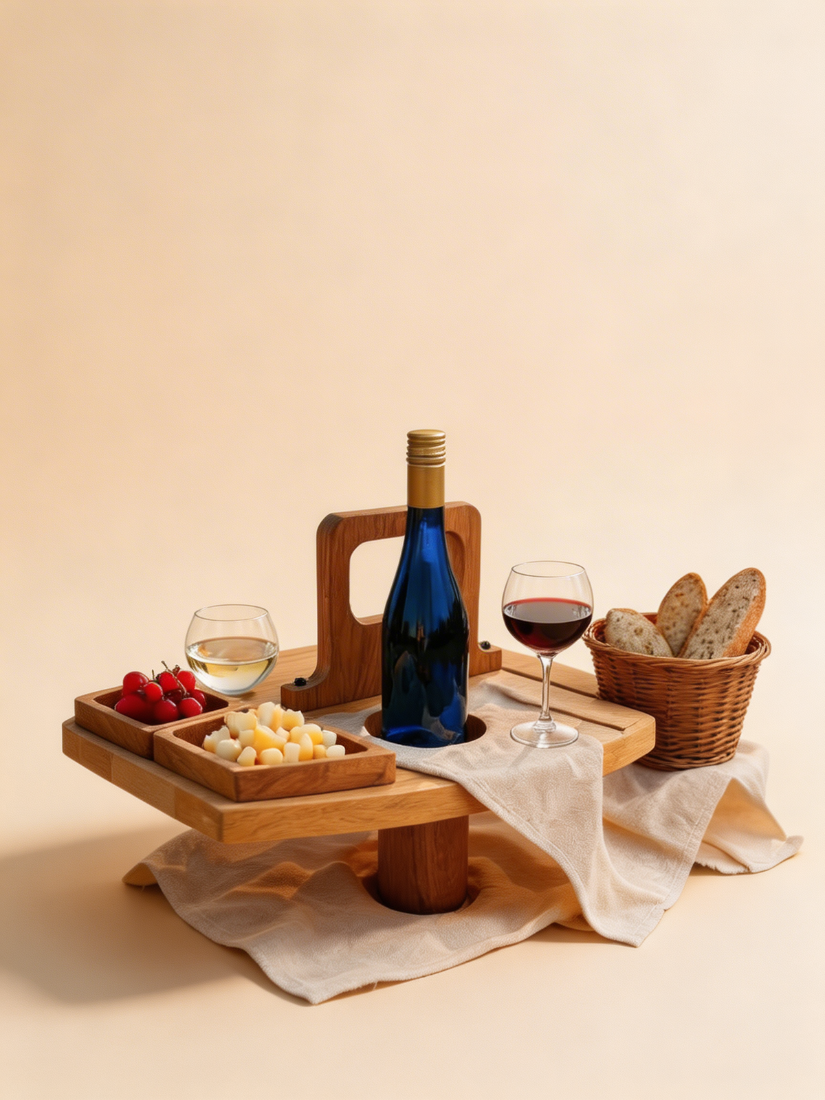 NEW! Premium Crafted Wooden Portable Picnic Table