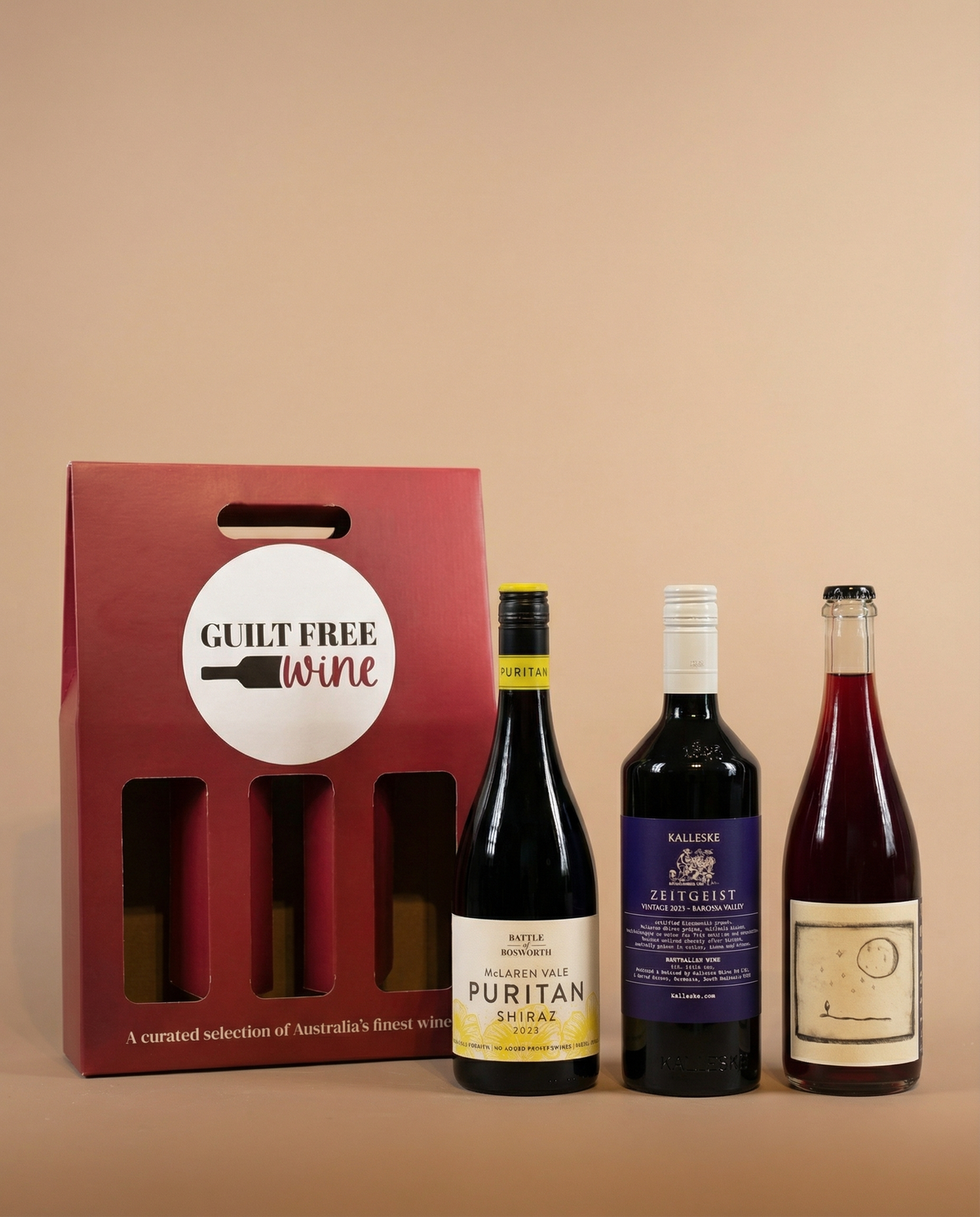NEW Signature Gift Box Hamper - NO HANGOVER REDS (3 Bottle Gift Set)